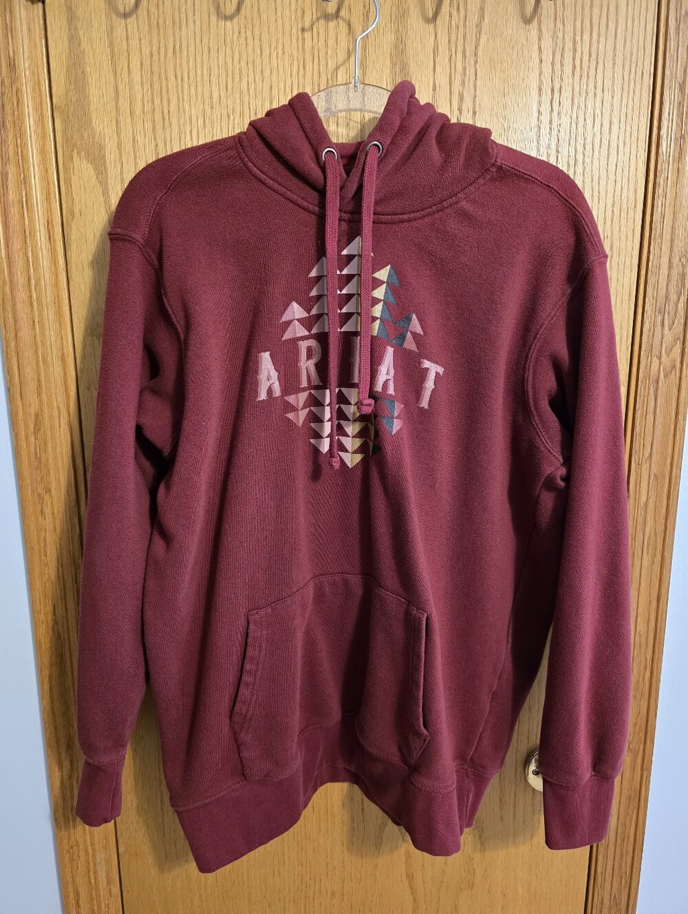 Ariat Women's Burgundy Hooded Pullover Sweatshirt